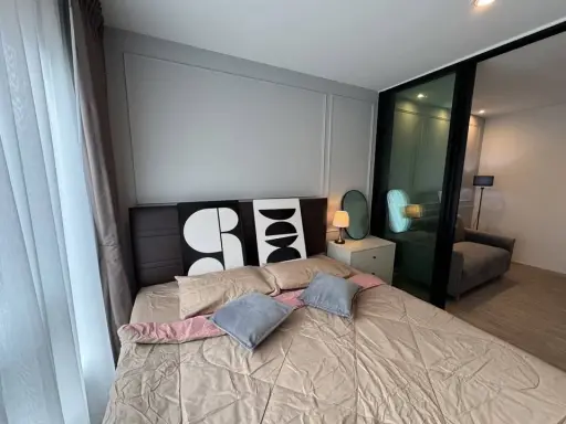 For rent!! Regent Home Bangna, 18th floor, Building B, fully furnished, ready to move in. Reserve now!!