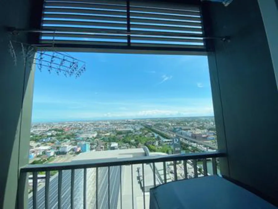 For rent!! Condo The President Sukhumvit-Samut Prakan, convenient transportation, next to BTS Praksa, don't miss it!!