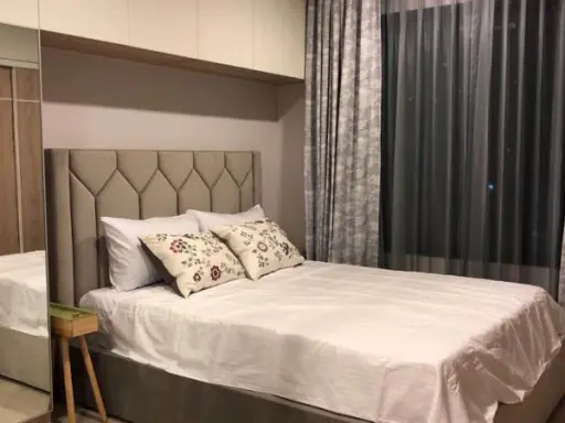 ปล่อยเช่า Life asoke 1 bed 30 ตรม. ชั้น 30 ทิศตะวันออก เครื่องใช้ไฟฟ้าครบ แต่งbuilt in สวย รีบเลย images