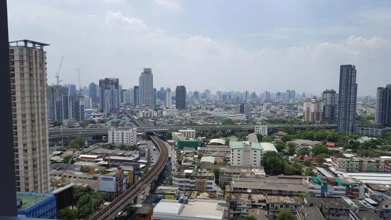 ให้เช่า Q house สุขุมวิท 79 ชั้น 24 วิวสระ วิวนอกไม่บล็อควิว เฟอร์ครบ มาก่อนได้ก่อน