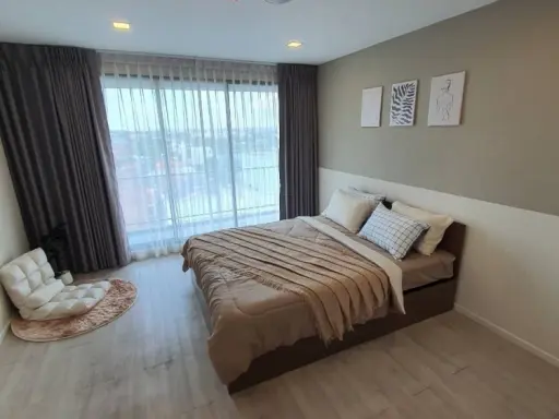 For rent: Atmoz Ladprao 71, 8th floor, beautiful room, fully furnished, comfortable to live in, just bring your bag, hurry!