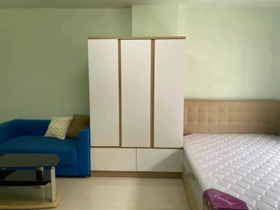 Condo for rent, Lumpini Township Rangsit-Khlong 1, studio room, 6th floor, fully furnished. Book now, don't miss out!