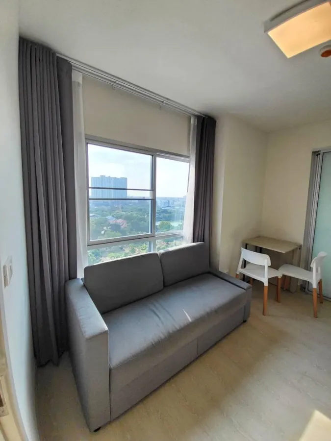 Condo for rent, Niche ID @ Pak Kret Station, nice room, 12th floor, has a beautiful view, say you must not miss it.