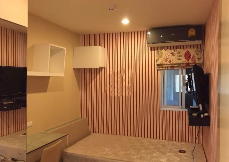 For rent, Lumpini Ville Ramkhamhaeng 60/2, beautiful room, furniture is ready, don't wait.