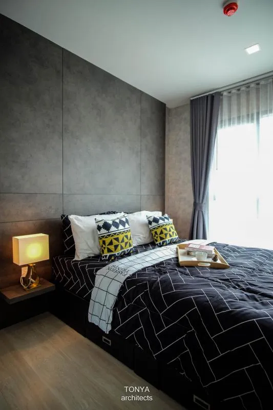 Condo for rent, Life Sukhumvit 48, very beautiful room, full furniture, high floor, good view, super cool, easy to travel, close to BTS, book now