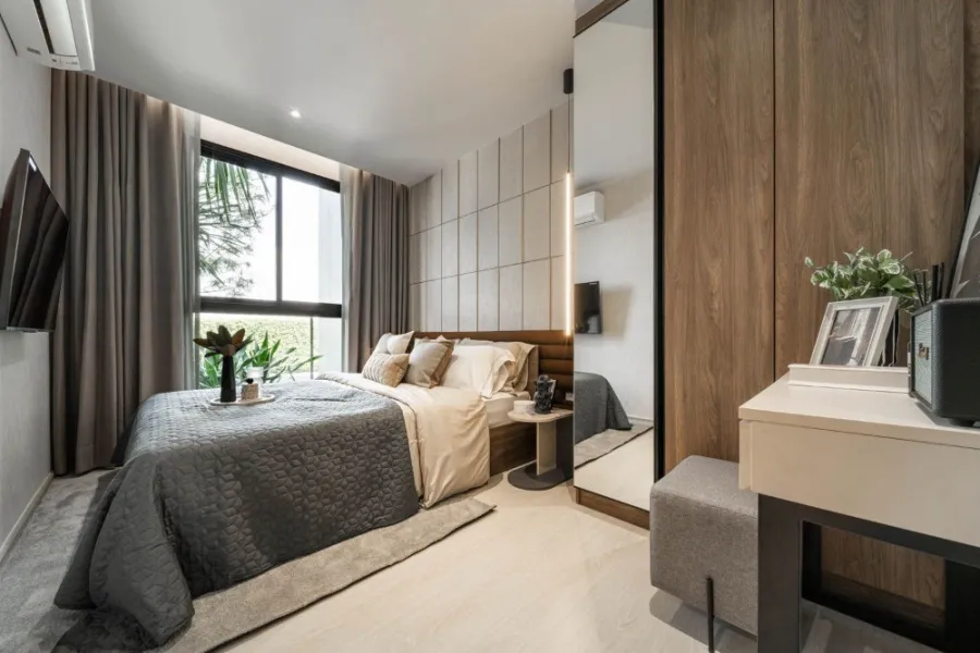 ขายดาวน์ นิว คอร์ คูคต สเตชัน ชั้น 7 ระเบียงทิศเหนือ วิวสวนสวย Fully Furnished จองเลย ด่วนๆ
