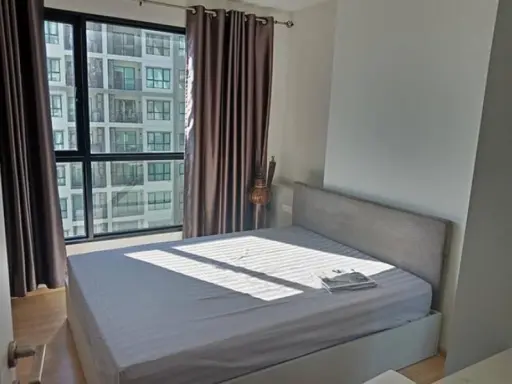 For rent, The BASE Chaengwattana, the most beautiful view, 1 bedroom, fully furnished, ready to move in. Don't wait, book now. Hurry up.