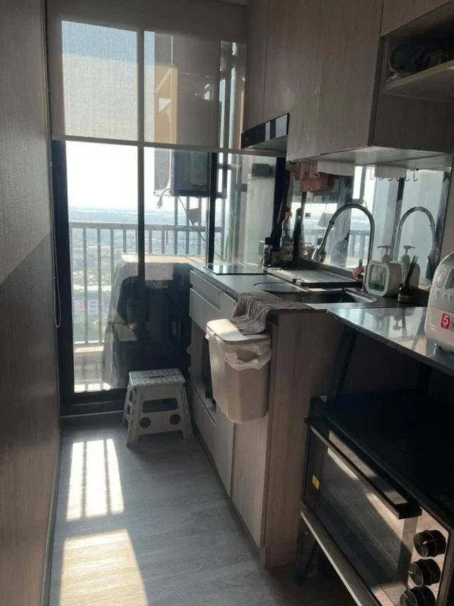 For rent!! Condo The Origin Sukhumvit-Sai Luat, E22 Station, 27th floor, fully furnished, ready to move in! Don't miss out!!