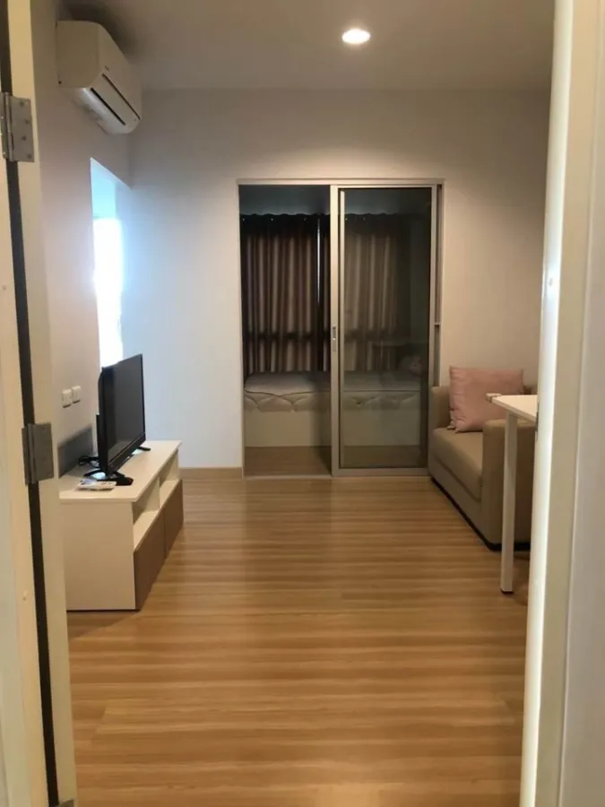 For rent: The Kith Lite Bangkadi-Tiwanon. Complete electrical appliances Fully furnished The view is open and comfortable. Don't miss it.