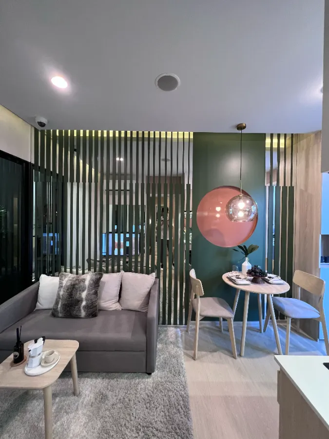 Selling down payment Nue Mega Bangna, 1BED room, 10th floor, Mega Bangna view, open view, not blocked, good ventilation, reserve now.