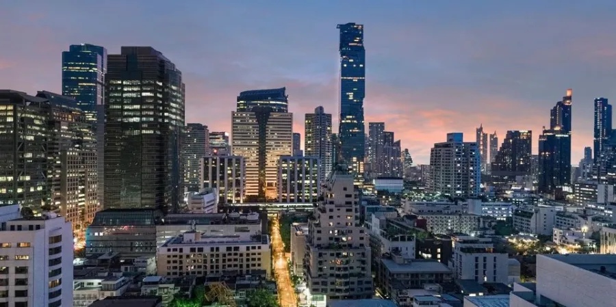 For sale: Rom Convent, beautiful city view, Mahanakhon building view, full glass, large skylights, book now, don't wait.