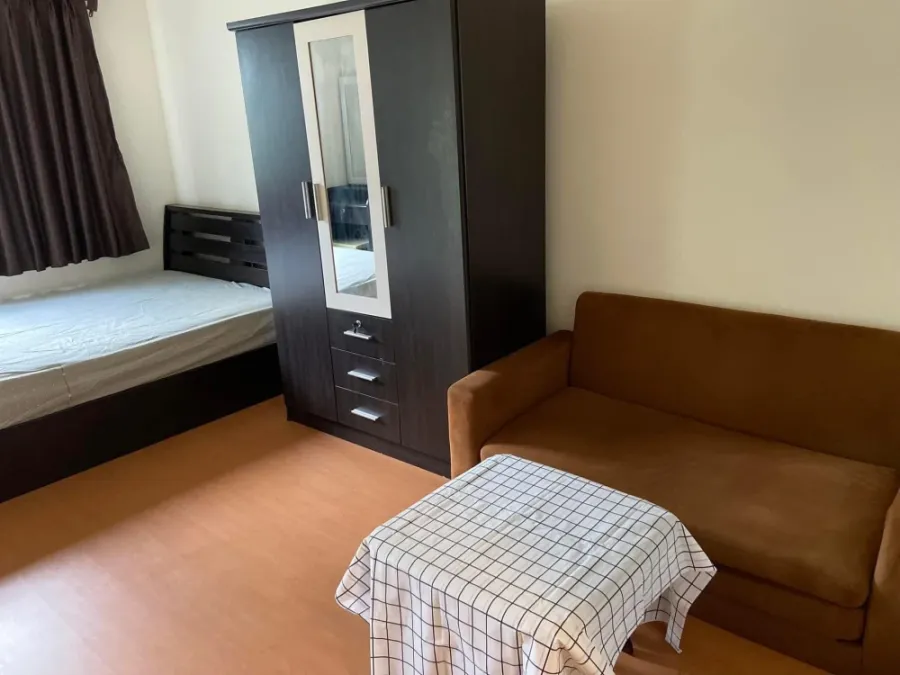 For sale, for rent, Lumpini Condo Town Chonburi - Sukhumvit, 2nd floor, garden view, no buildings blocking the view, reserve now, urgently.