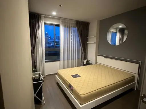 Condo for rent, Ideo Sukhumvit 93, south, winds through all the time, fully furnished, ready to move in, one bedroom room, book now