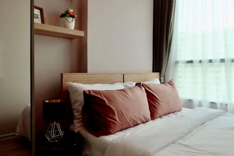 For rent!! Condo Knightsbridge Collage Ramkhamhaeng 14th floor, beautiful room, fully furnished, ready to move in, near MRT, hurry up and book now!!