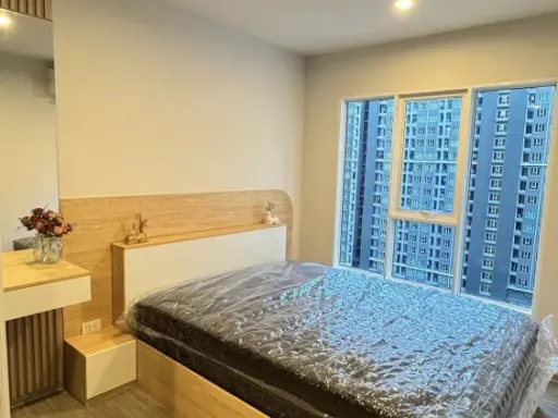 Condo for rent, Regent Home Bangna, a nice room on the 30th floor with a view of Bangkok Mall. Everything is here. Hurry and reserve now. Don't delay.