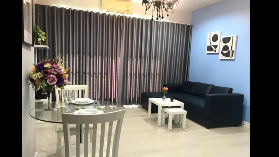 ให้เช่า Baan Klang Krung Siam-Pathumwan ชั้น 22 ห้องแต่งครบ น่าอยู่ สนใจจองเลย