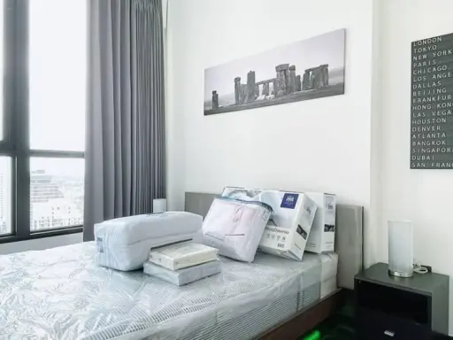 Condo for rent, Park Origin Thonglor, high floor, beautiful view, privacy, fully furnished, don't miss it.