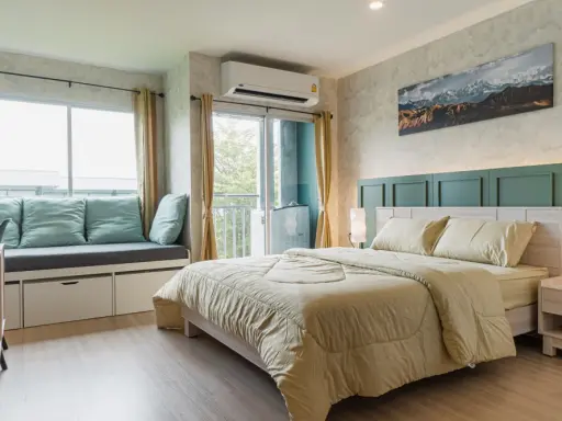 For sale Lumpini Ville Chaengwattana 10 rooms, comfortably decorated. Already feel comfortable, very nice to sleep, good price, don't just look and bo