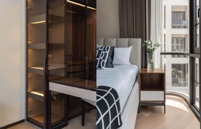 ขาย ให้เช่า The reserve 61 Ekamai ห้องดุดีสุดๆ เฟอร์จัดเต็ม บิ้วอินครบชุด จองเลยจ้า