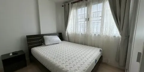 ให้เช่า D condo รามอินทรา เครื่องใช้ไฟฟ้าพร้อม มี เครื่องซักผ้า ห้องตกแต่งพร้อมอยู่ หิ้วกระเป๋าเข้าอยู่ได้เลย