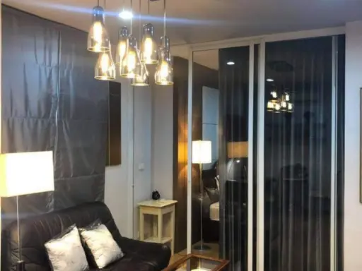Condo for rent, Hive @ Sathorn, 8th floor, size 40 sq.m., wide room, ready to move in, convenient to travel, don't wait.