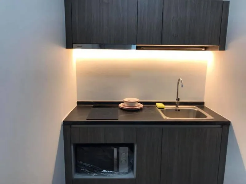 For sale Kensington Condo Sukhumvit-Thepharak, beautiful room, not hot, open, not blocking the view Well like this, hurry to move
