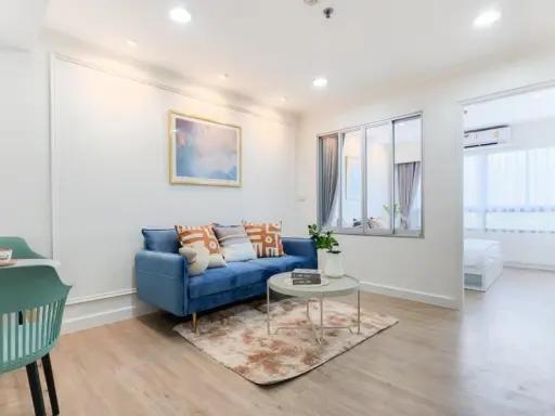 For sale: Lumpini Ville Sukhumvit 77, not next to the elevator, not next to the garbage room, beautiful view, can see the river, can you not reserve i