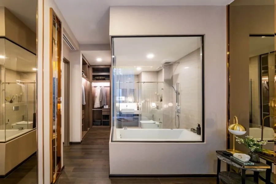 Park Origin Thonglor for sale, 30+ floor, very good view, decorated in a LUXURY style, so luxurious, don't miss it.