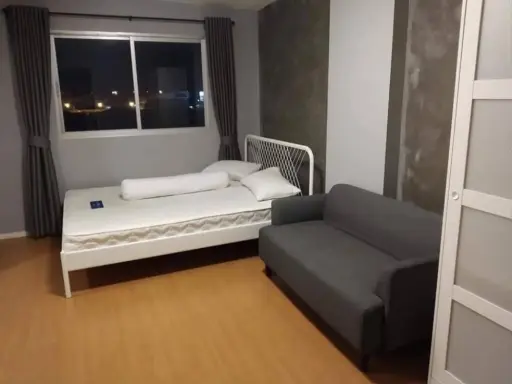 Urgent for rent !! Condo Lumpini Condo Town Romklao-Suvarnabhumi, fully furnished, ready, affordable, don't wait !!