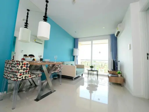 For sale: Atlantis Condo Resort Pattaya (Jomtien), corner room, next to waterfall, swimming pool view, like staying in a hotel, urgent images