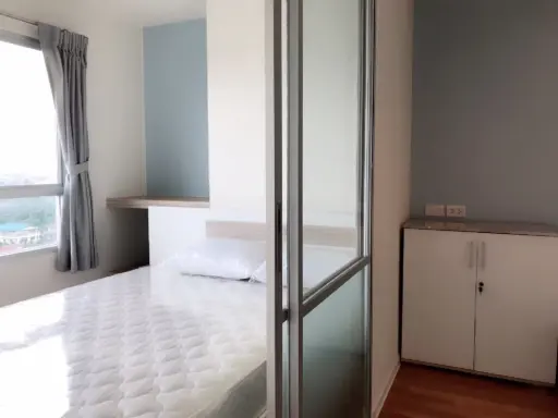 For rent, Lumpini Ville Nakorn In-River View, 1 bedroom, 1 bathroom, fully furnished, with a washing machine, ready to book.