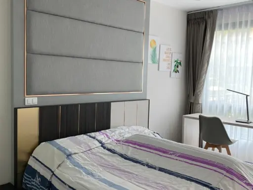 Condo for sale/rent Metro Luxe Rose Gold Phahol-Sutthisan, fully furnished, fully furnished room, garden view, don't miss it!!