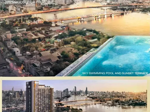 ขายดาวน์ FLEXI Riverview–Charoennakorn ห้องน่าอยู่ ในทำเลดี วิวแม่น้ำสวย จองเลย