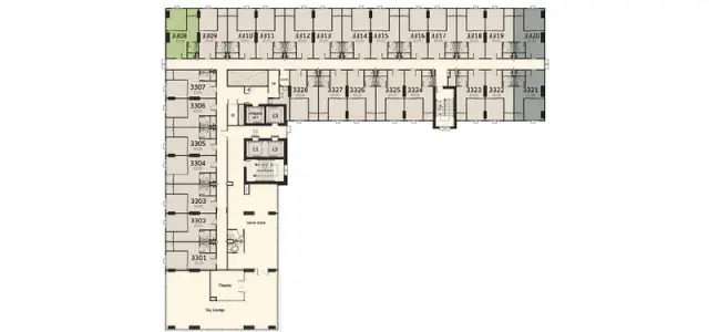 ขายดาวน์ Terra residence II ชั้น 18 โครงการดี ส่วนกลางครบ สนใจจองเลย images