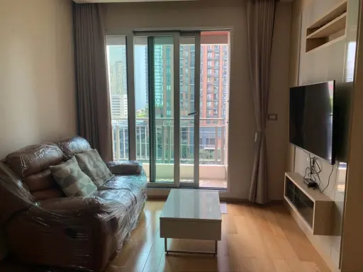 Condo for rent, The Address Asoke, 8th floor, the best view, spacious room, very nice decoration. You can't miss it, book now.