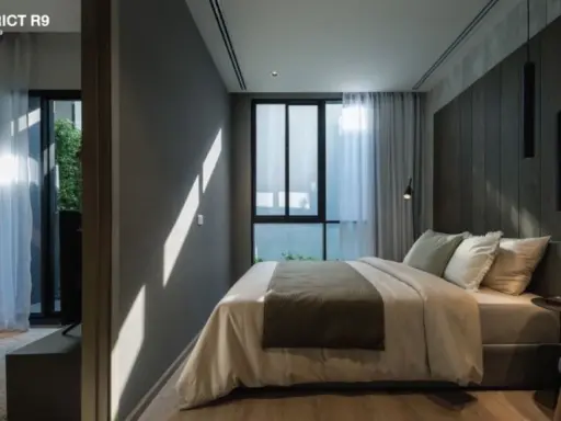 ขาย NUE District R9 ตำแหน่งห้อง วิวระเบียงหน้าตึก G ชั้น 28 สูงสุด อย่ามัวแต่มอง รีบจองเลย