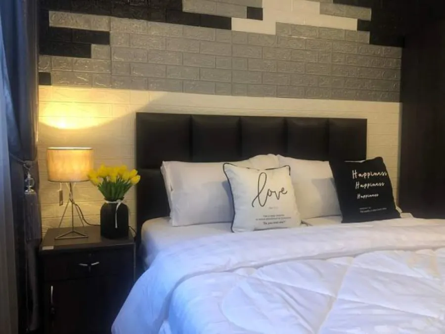 For rent, The Kith Light Bangkadi-Tiwanon, 2nd floor, garden view, beautiful room, fully furnished, very livable. Book now.
