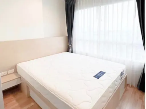 Condo for rent, Lumpini Ville Nakorn In River View, fully built-in furniture, double bed, soft and comfortable, book now.