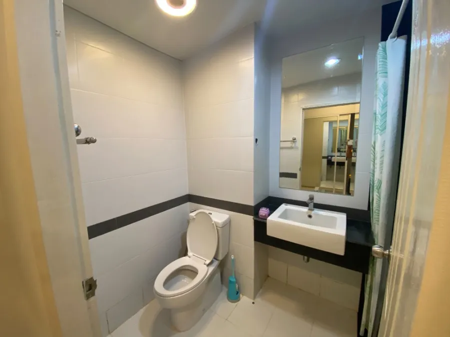 For rent!! Condo A Space Sukhumvit 77, 1st floor, Building E, fully furnished, hurry up to reserve!!