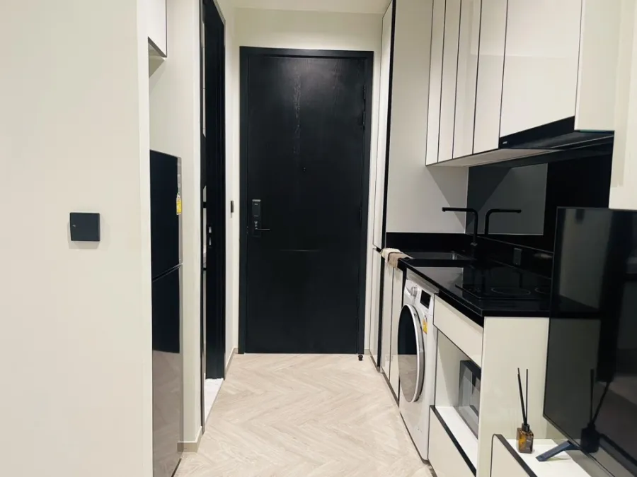 Condo for rent Chapter Charoennakhon - Riverside, nice room, 37th floor, river view, good like this, don't miss it.