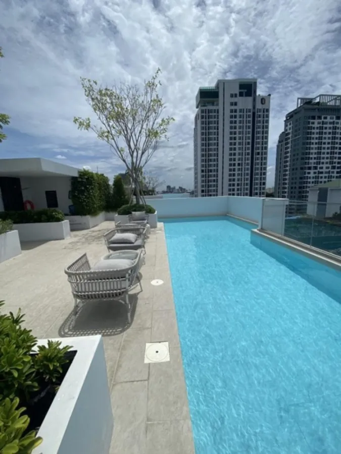 For rent!! Brompton Pet Friendly Sukhumvit 107 Pet Friendly, beautiful room, built-in furniture, don't miss it!!