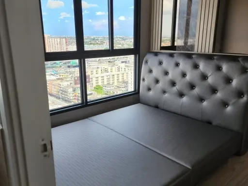 Condo for rent, The Tree Huamark Interchange, 20th floor, has an open view, comes with good electrical appliances. images