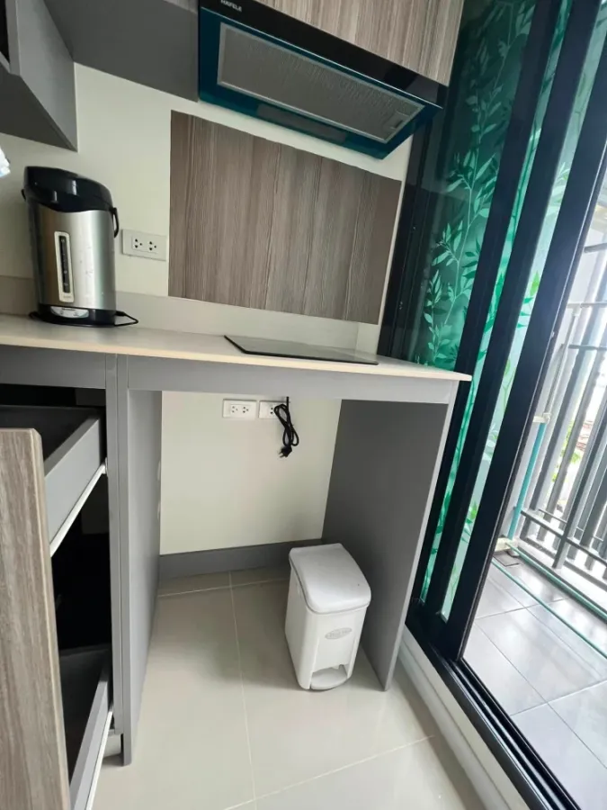 Condo for rent: The Origin Ramintra 83. The unit is partitioned into separate, clearly defined zones. Great value! Book now, don't miss out!