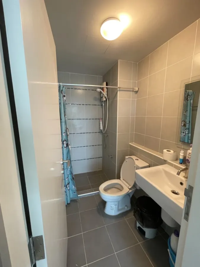 For sale or rent: D Condo Campus Resort Bangsean, 1 bedroom, 1 bathroom, high-quality wallpaper, fully furnished, reserve now!