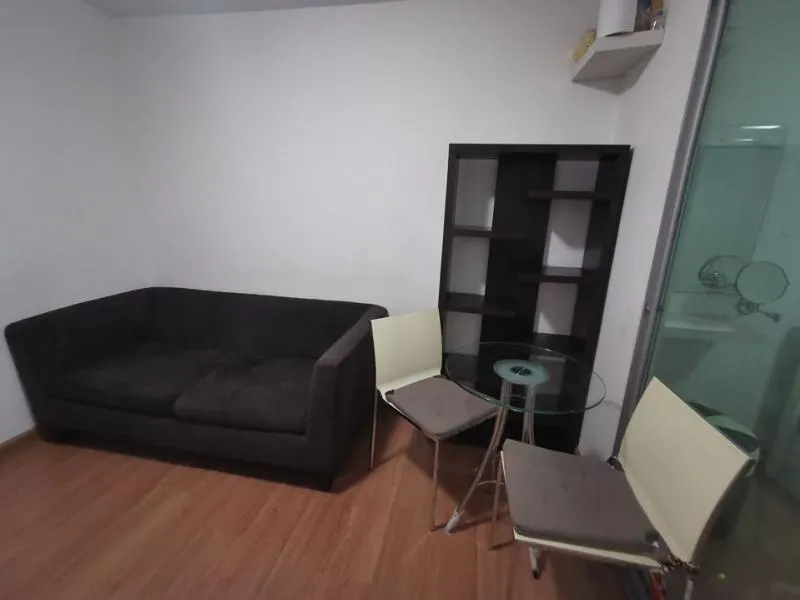 Condo for rent DEN Vibhavadi, beautiful room, 1 bedroom, fully furnished, building c, ready to move in, hurry up to be satisfied