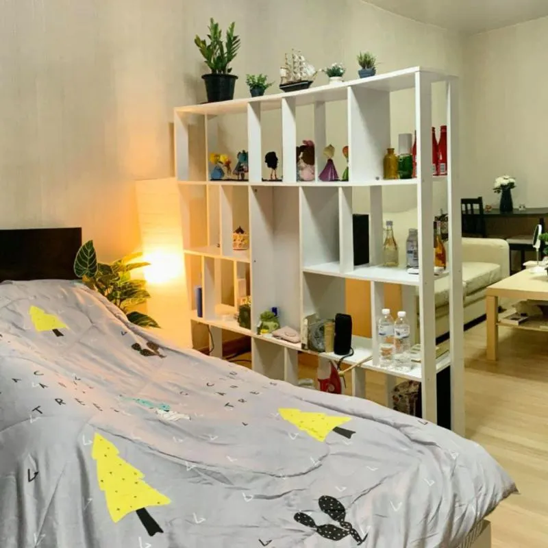 ห้องนี้แต่งได้น่ารัก ฟรุ้งฟริ้งมากๆๆ Full Furniture พร้อมเข้าอยู่ได้เลยทันที