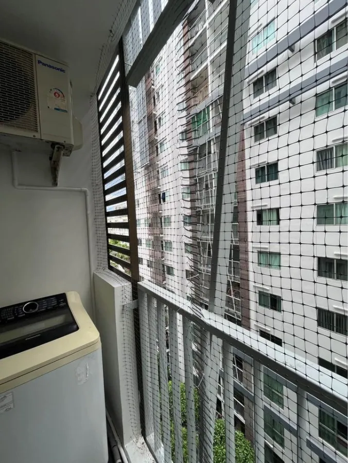 For rent!! Condo A Space Asoke-Ratchada, 8th floor, Building F, fully furnished, special price, don't just look, hurry up and book now!!