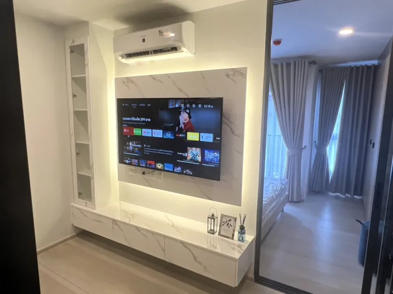ให้เช่า Aspire Onnut Station ห้องพร้อมอยู่ เฟอร์ เครื่องใช้ไฟฟ้าครบ มาแต่ตัวเข้าญู่ได้เลย อย่ารอช้า