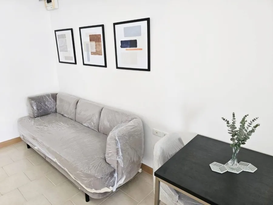 Condo for sale City Home Ratchada-Pinklao minimalist white room Comes with complete facilities Don't hesitate to reserve now.