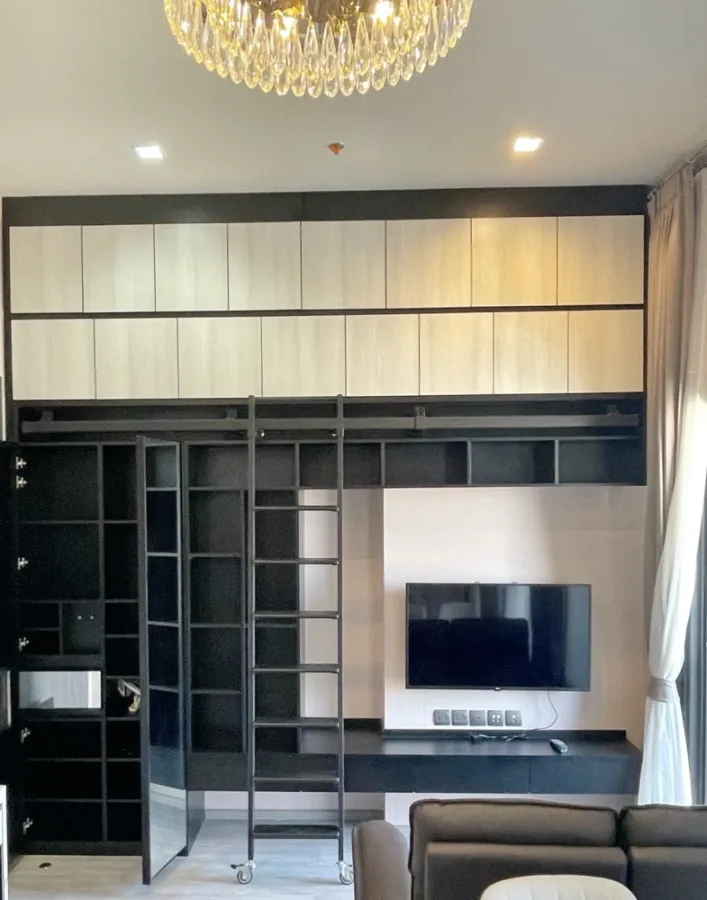 For rent!! Condo The Line Sukhumvit 101, 22nd floor, beautiful city view, fully furnished, ready to move in, good atmosphere, book now!!